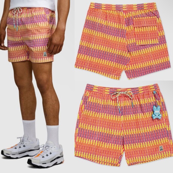 Psycho Bunny Other - Mens PSYCHO BUNNY
DIVA PINK size 3XL XXXL
KESSING PATTERNED SWIM
TRUNKS